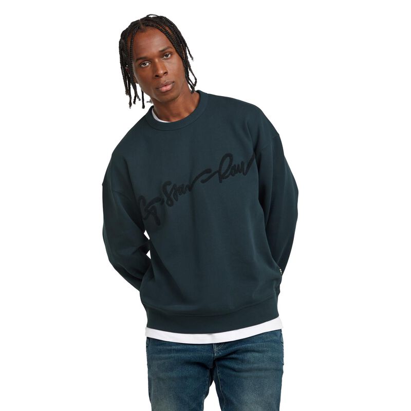 G-Star Chenille G-Script Loose Sweater image number 0